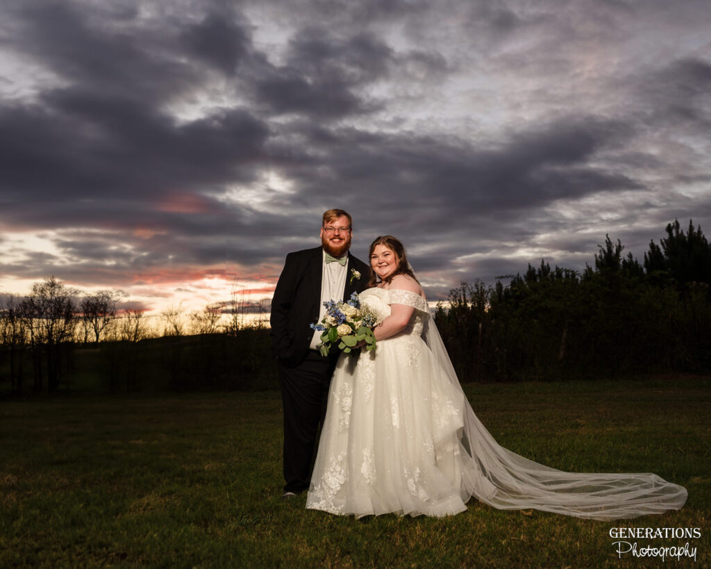 Wedding photography by Generations Photography & Video at The Barn at poplar Springs, Moore, SC